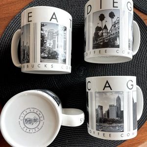 2003 City Scenes Starbucks mugs